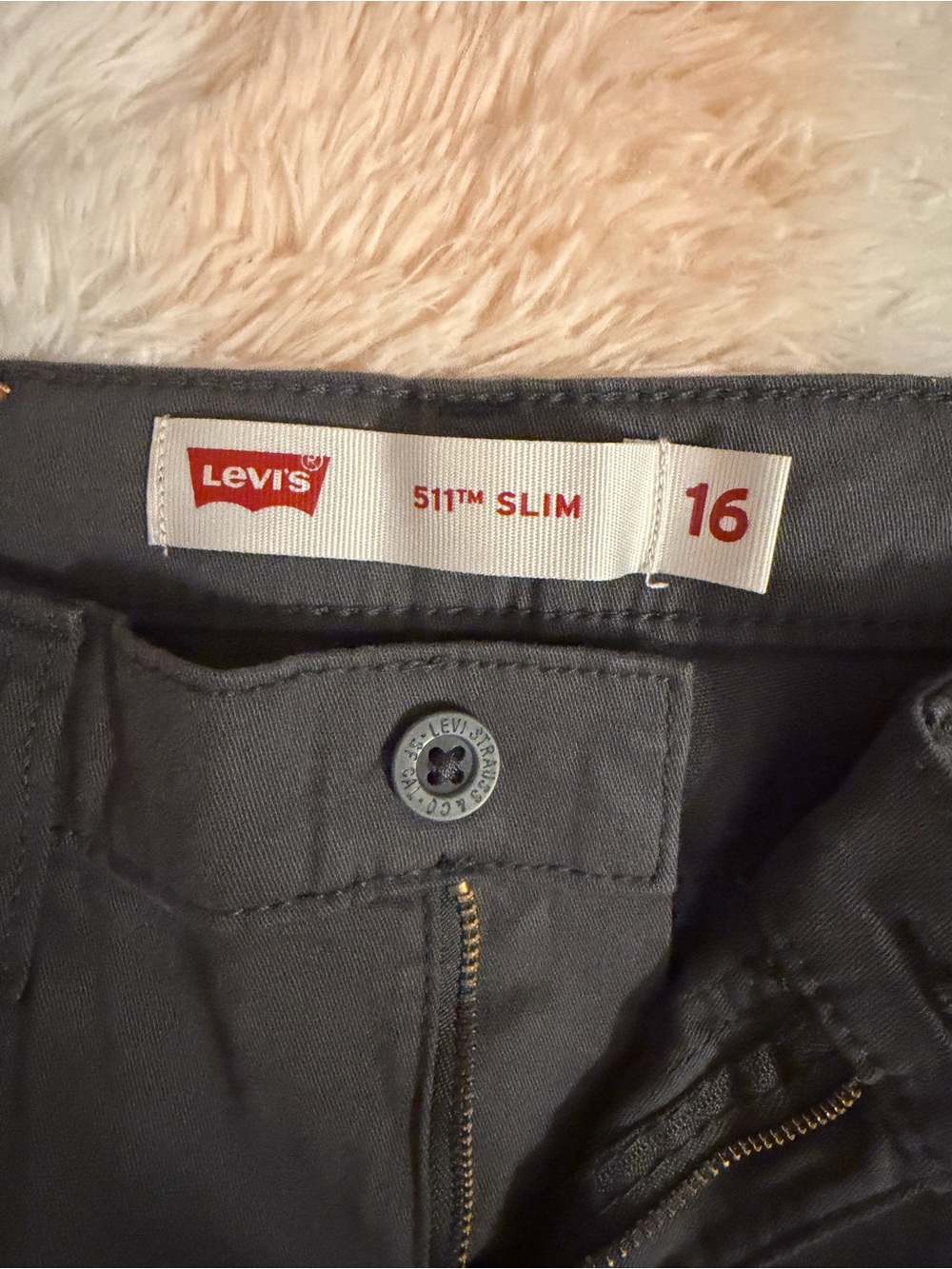 Levi's Slim Men's Jeans in Charcoal